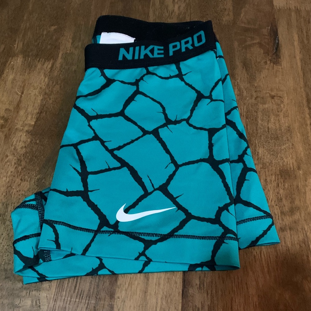 Giraffe Print Nike Pro Shorts